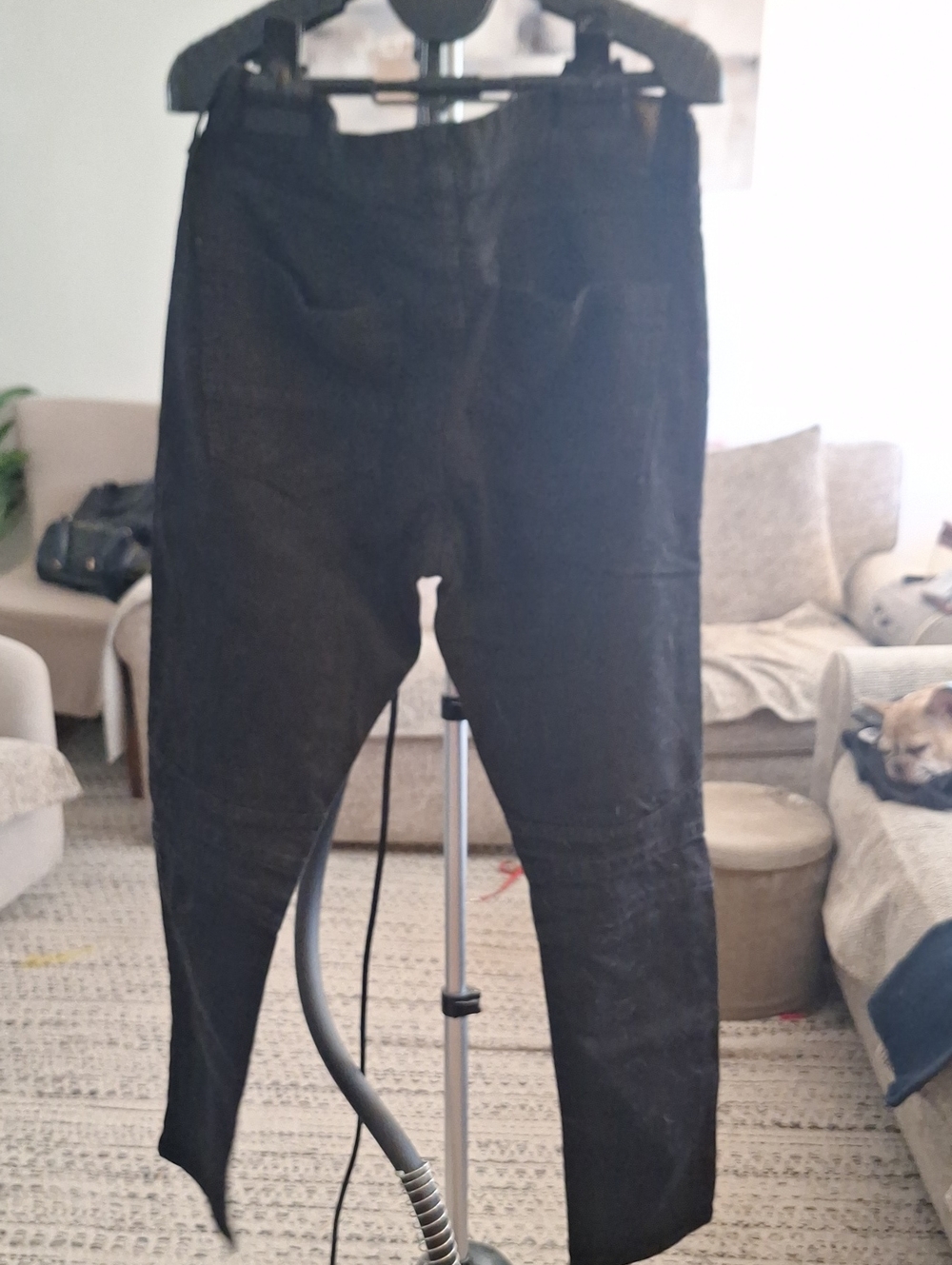 INC International Concepts Black Tapered Jogger Pants